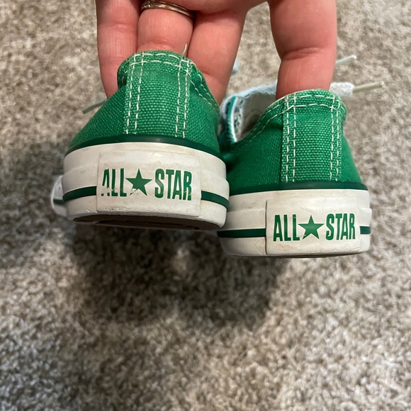 Converse | Kids Green Low Top Sneakers | Unisex - Picture 5 of 7
